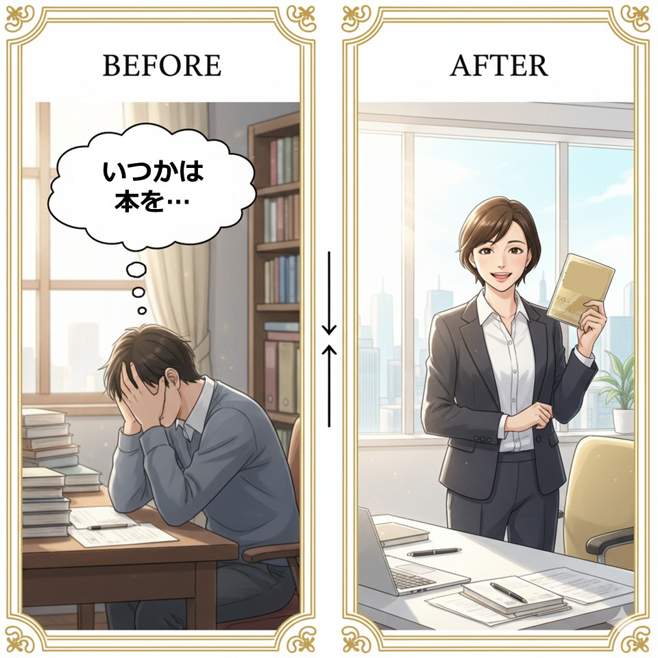 著者への変化 ビフォーアフター